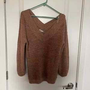 Maurice’s Brown V-neck Sweater